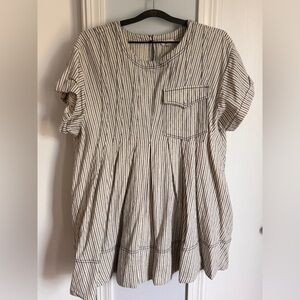 Pilcro denim mini swing dress